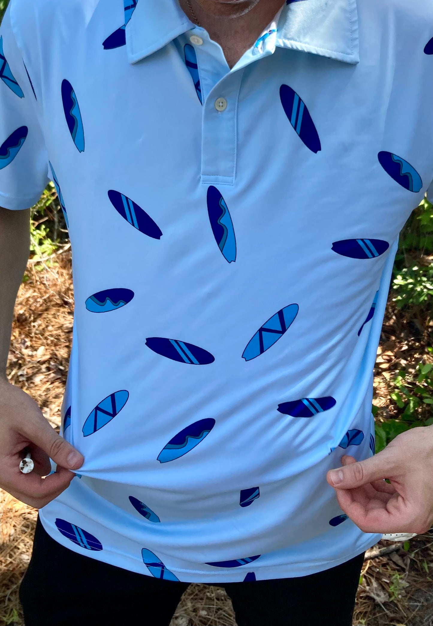 The Blue Surfer Polo