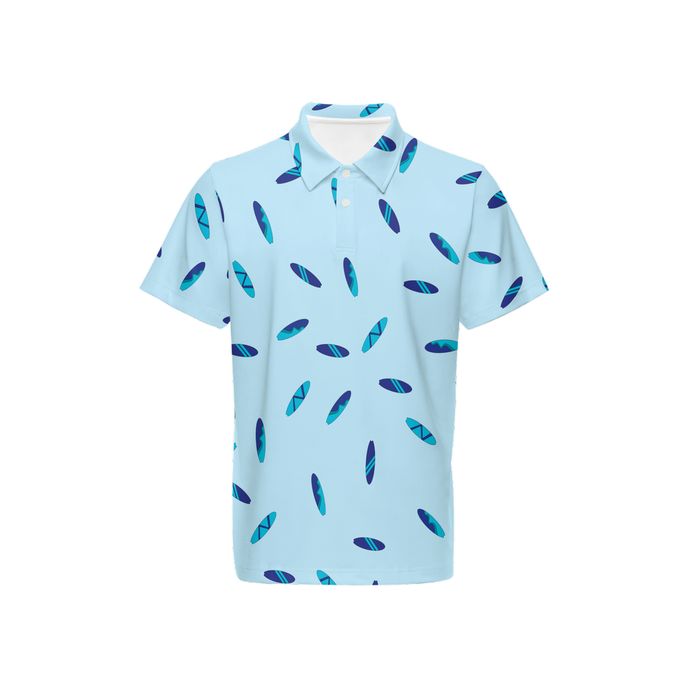 The Blue Surfer Polo