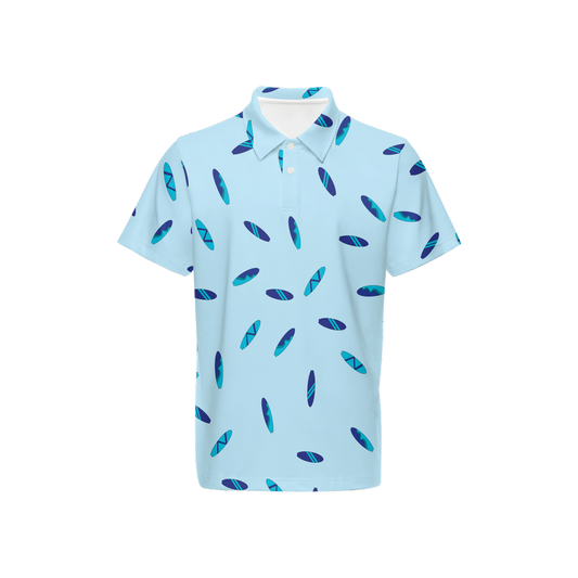 The Blue Surfer Polo