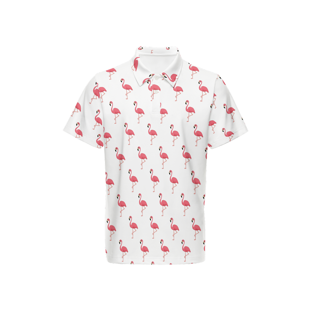 The Flamingo Polo / White